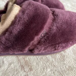 UGG Plum Shearling Slippers